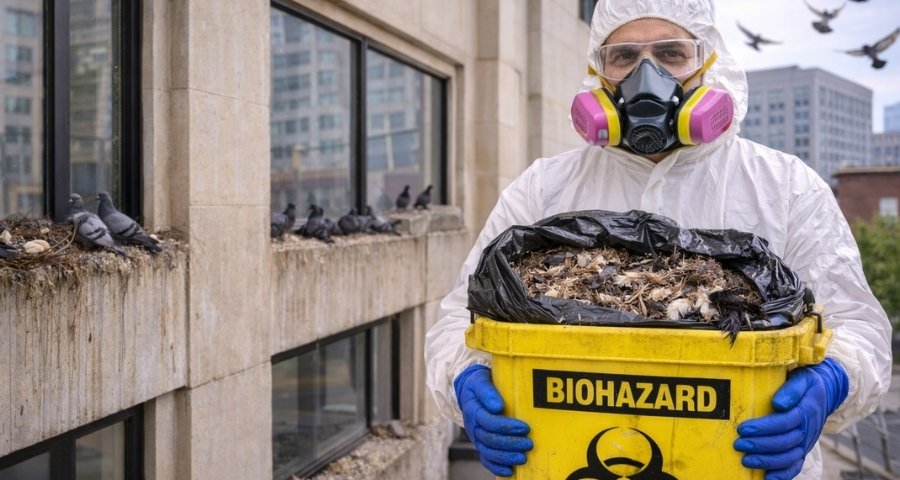 Get Your Free Quote for Professional Pigeon Guano Removal from Northern Cleanup