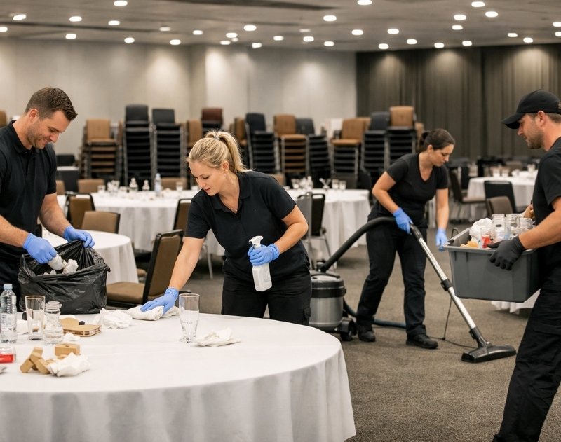 Post Event Cleaning That Restores Your Venue to Its Original State