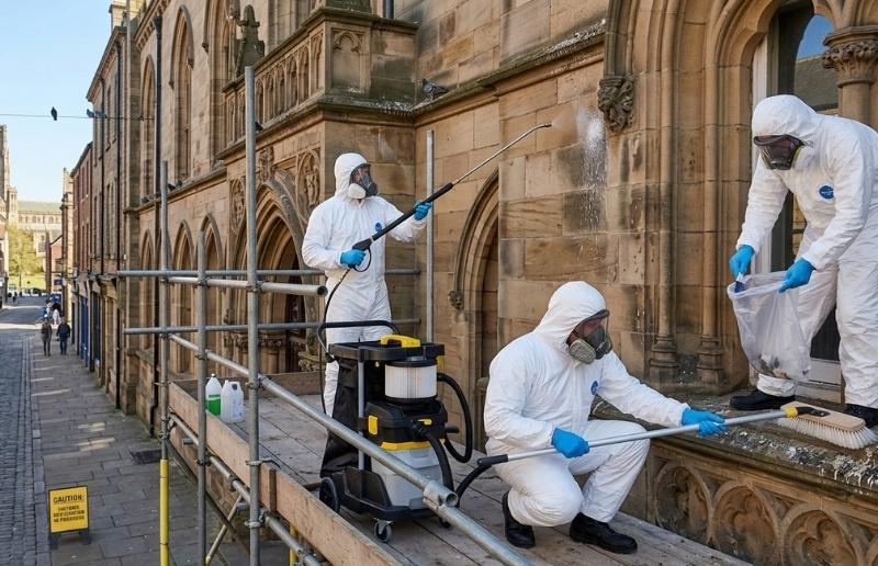 Service Coverage for Bird Dropping Removal Across Domestic and Commercial Properties