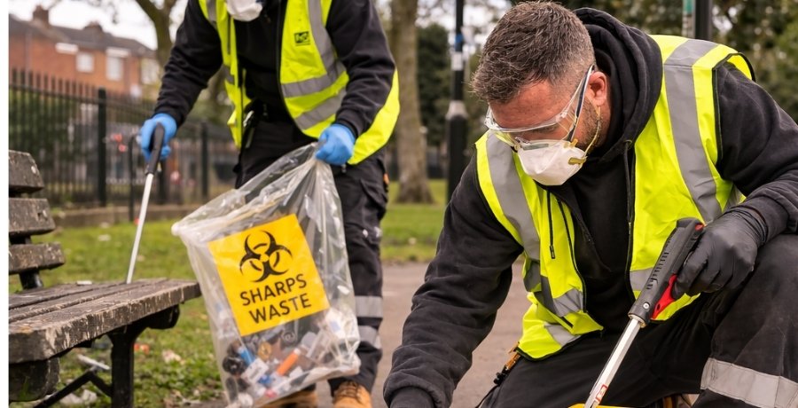 Where We Carry Out Needle Sweep Services Across Commercial and Domestic Properties