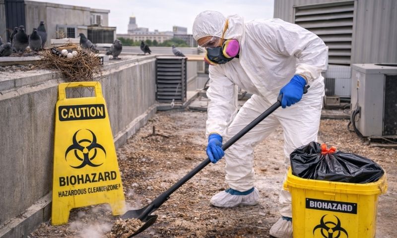 Why Pigeon Netting and Prevention Should Follow Professional Guano Cleaning